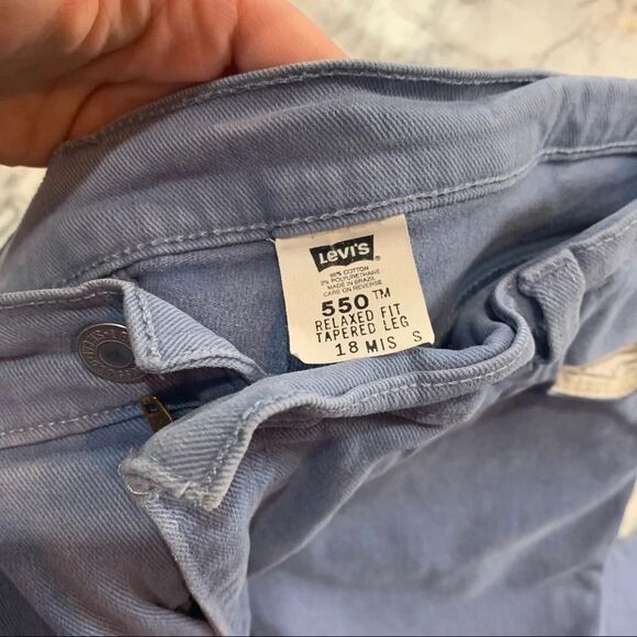 Vintage Levi’s 550 Blue Jeans Relaxed fit tapered size 18 MIS / see measurements - Picture 3 of 8